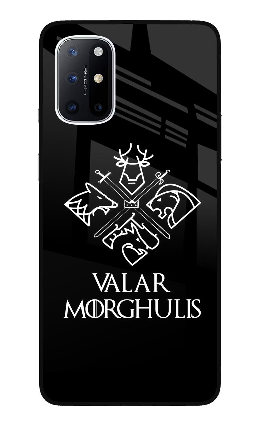 Valar Morghulis | Game Of Thrones Oneplus 8T Back Cover, Glass case