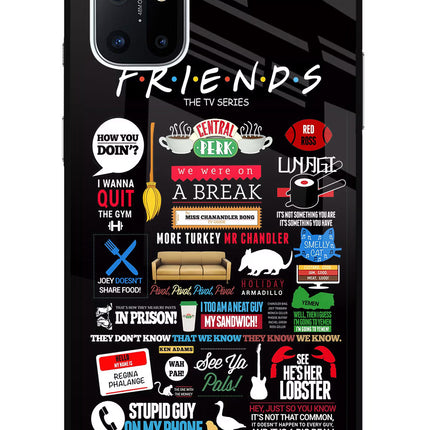 FRIENDS Oneplus 8T Glass Case