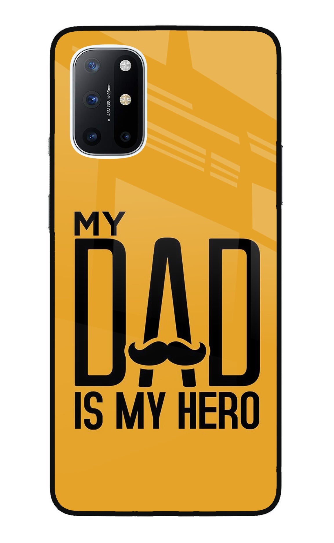 My Dad Is My Hero Oneplus 8T Glass Case