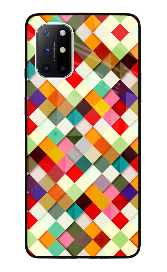 Geometric Abstract Colorful Oneplus 8T Glass Case