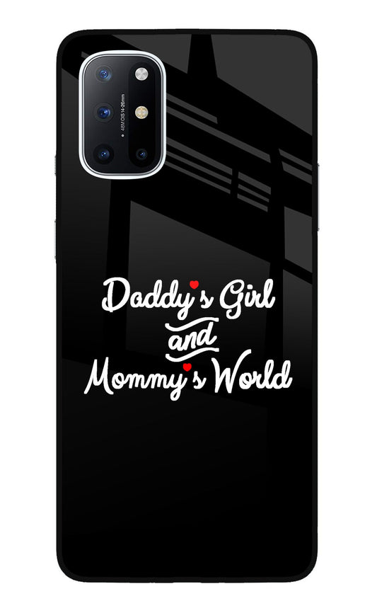 Daddy's Girl and Mommy's World Oneplus 8T Glass Case