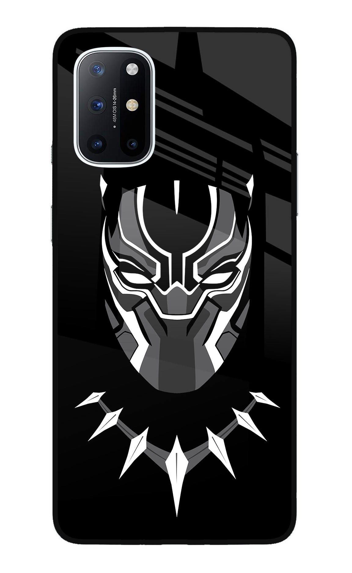 Black Panther Oneplus 8T Glass Case