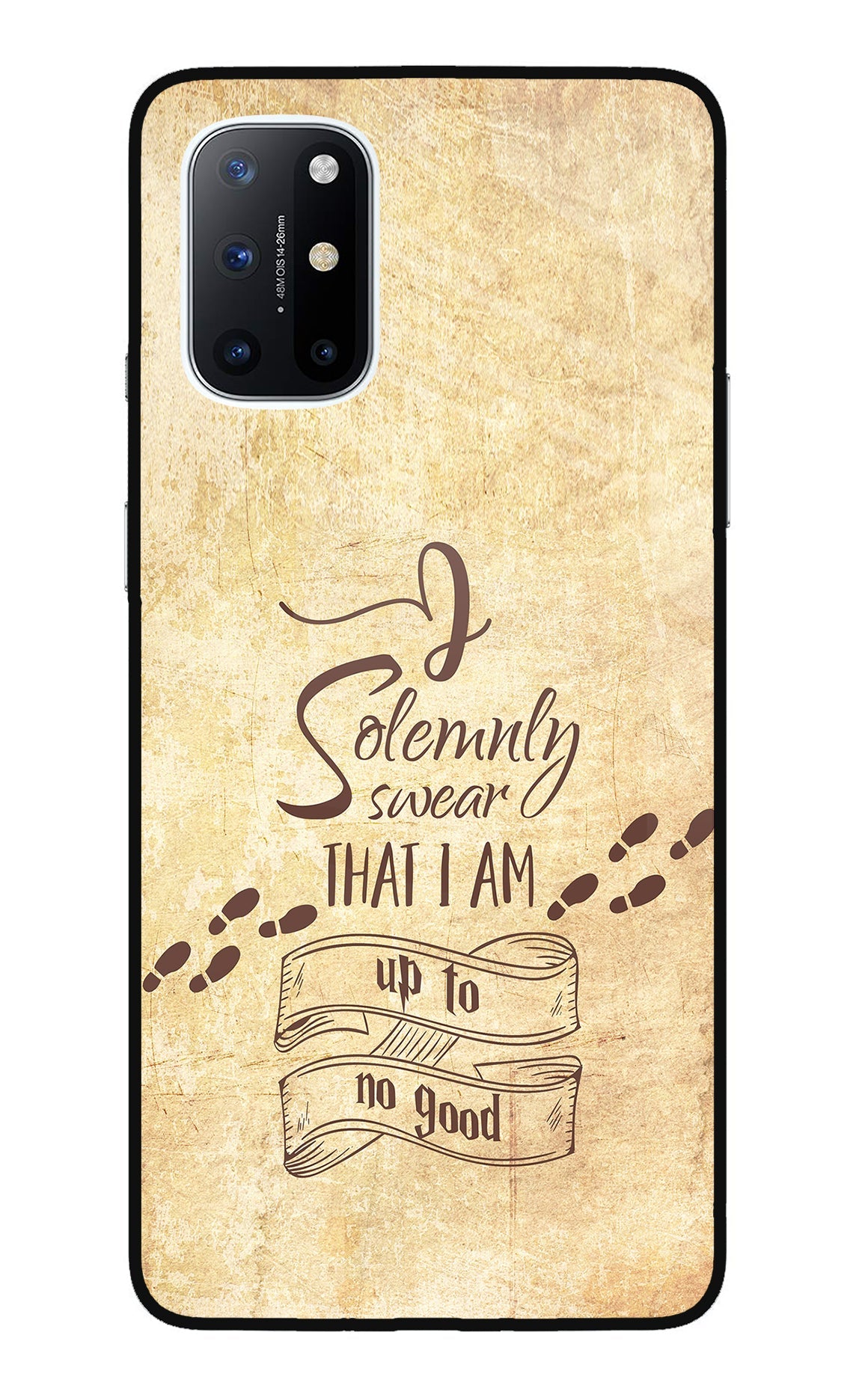 I Solemnly swear that i up to no good Oneplus 8T Glass Case