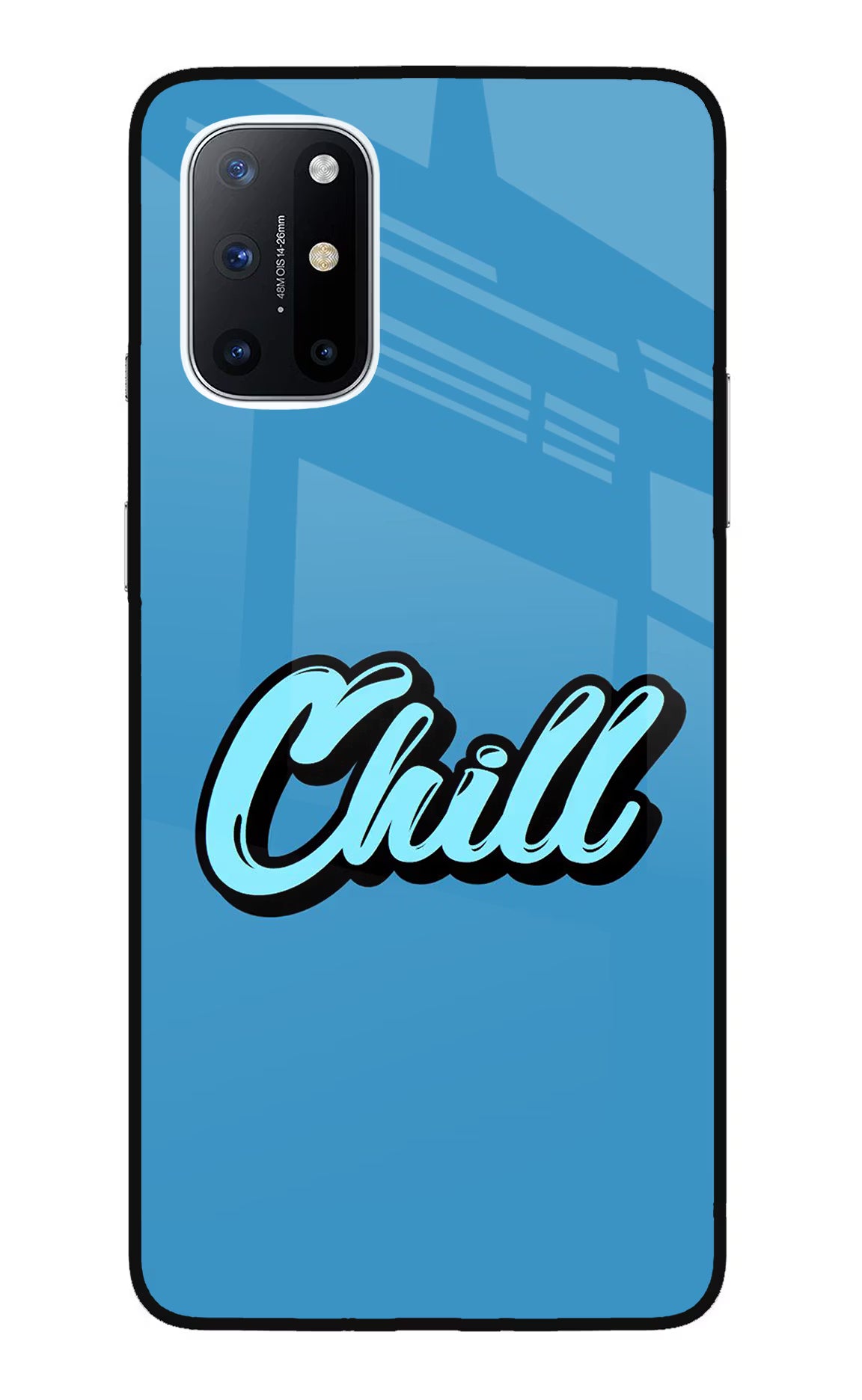 Chill Oneplus 8T Glass Case Back Cover by Casekaro