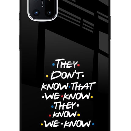 FRIENDS Dialogue Oneplus 8T Glass Case