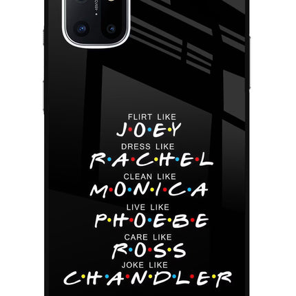 FRIENDS Character Oneplus 8T Glass Case