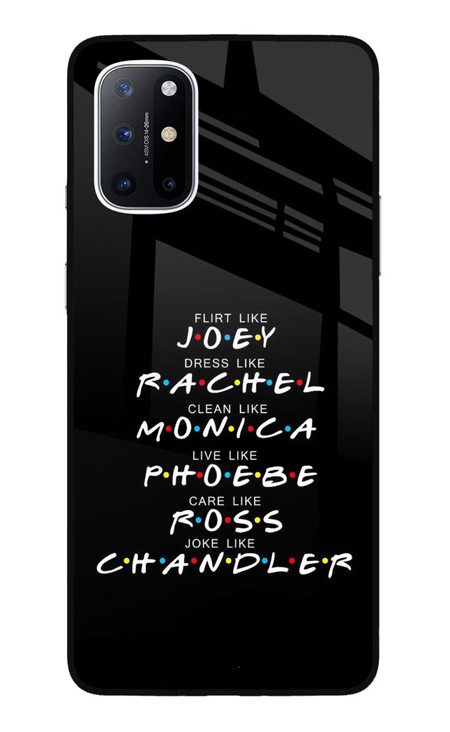 FRIENDS Character Oneplus 8T Glass Case