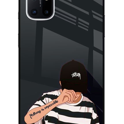 Aesthetic Boy Oneplus 8T Glass Case