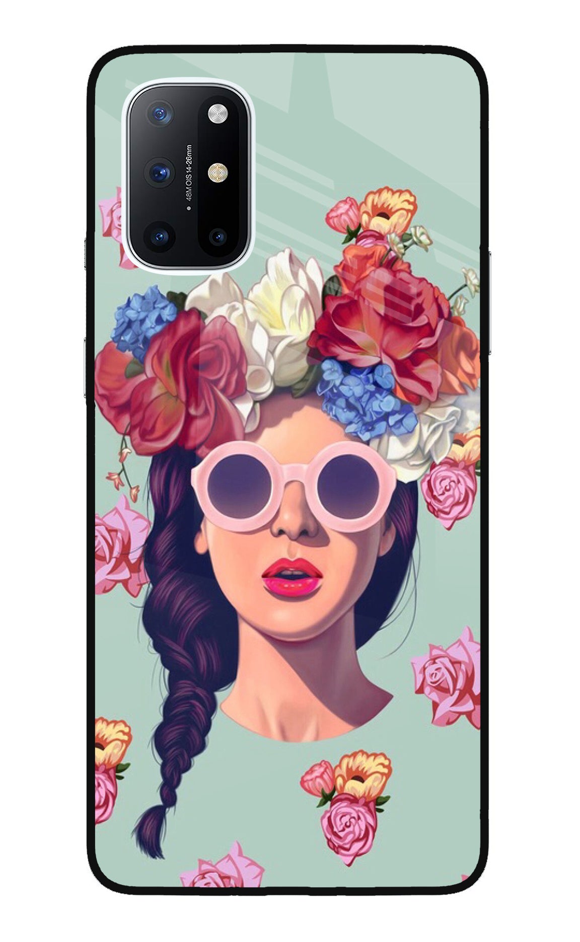 Pretty Girl Oneplus 8T Glass Case