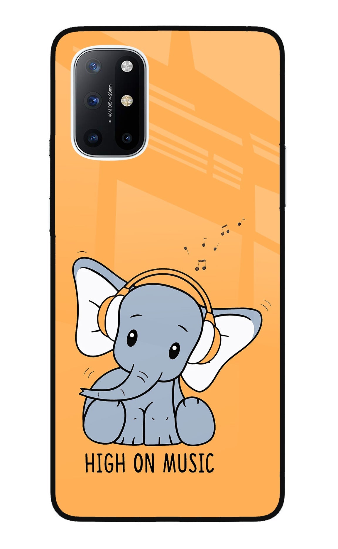 High On Music Oneplus 8T Glass Case