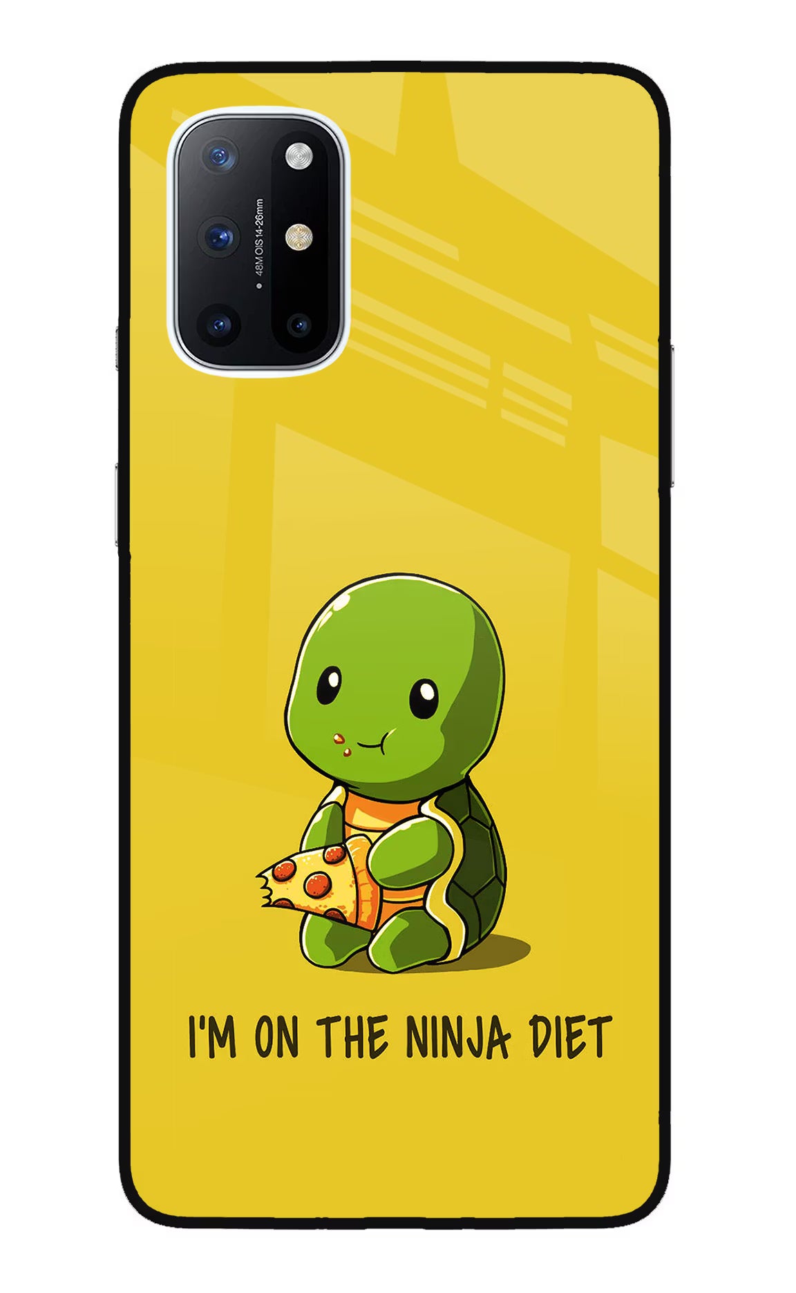I'm on Ninja Diet Oneplus 8T Glass Case Back Cover by Casekaro