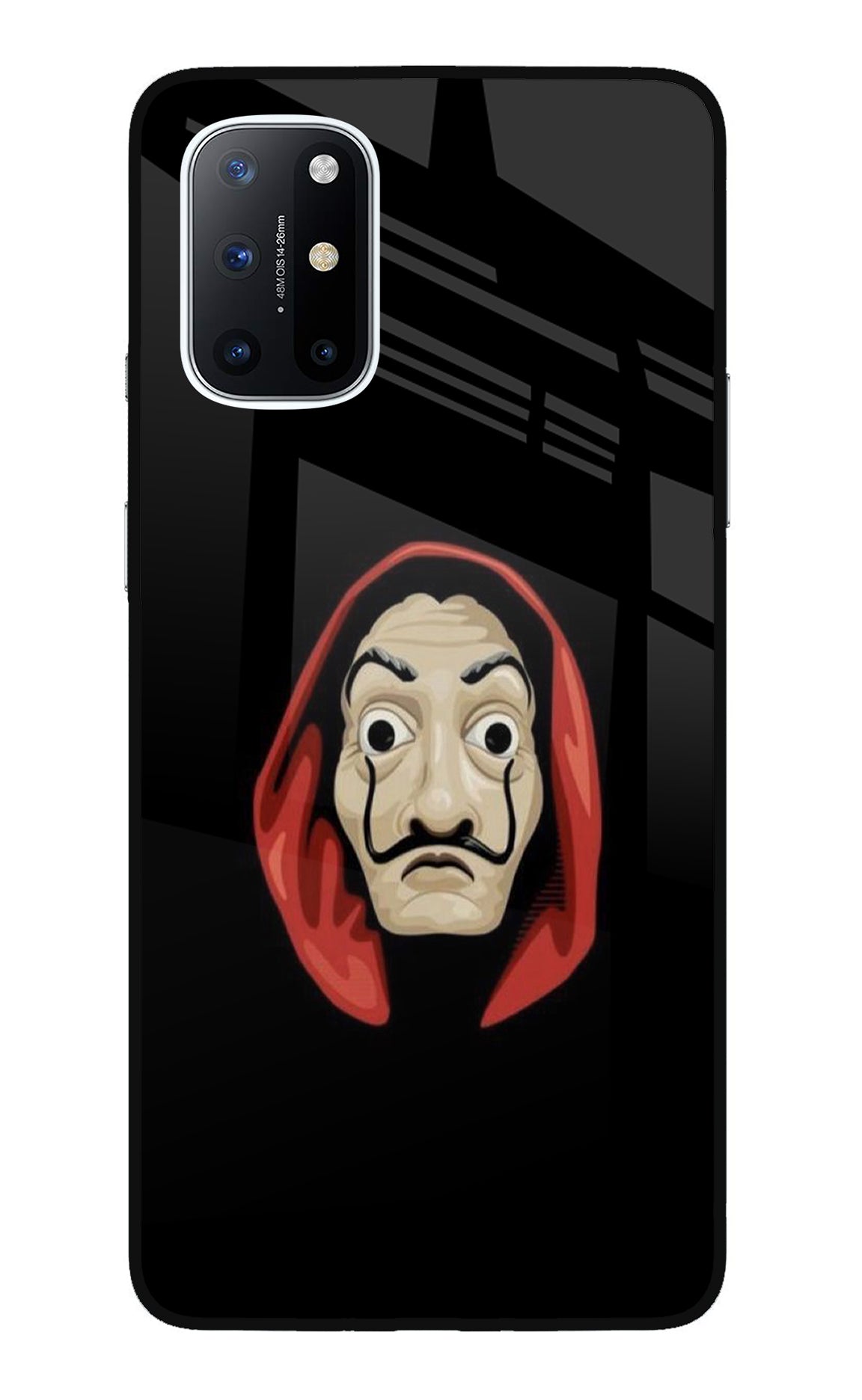 Money Heist Oneplus 8T Glass Case