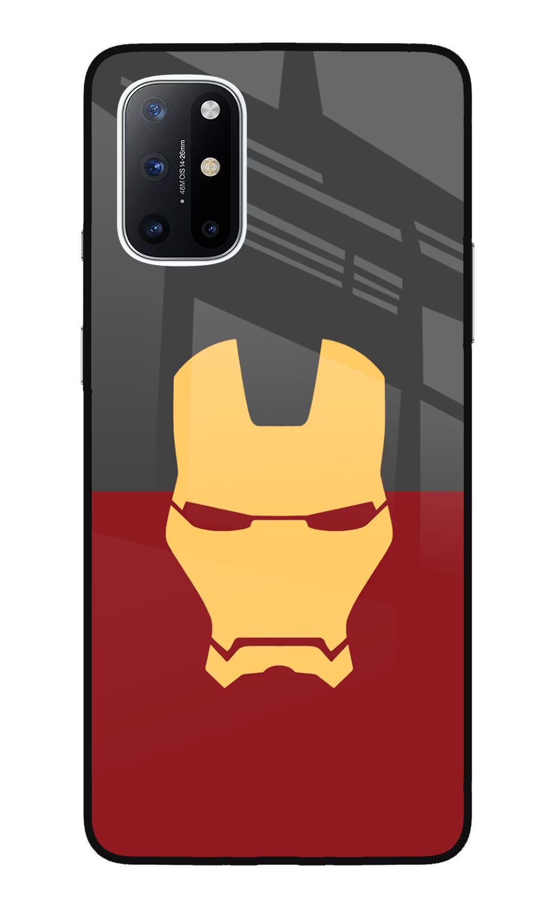 Ironman Oneplus 8T Glass Case Back Cover by Casekaro