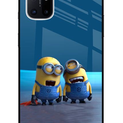 Minion Laughing Oneplus 8T Glass Case