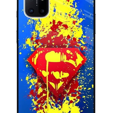 Superman logo Oneplus 8T Glass Case