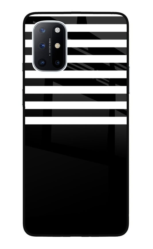 Black and White Print Oneplus 8T Glass Case