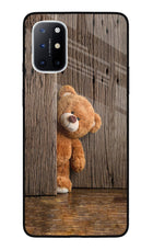Teddy Wooden Oneplus 8T Glass Case