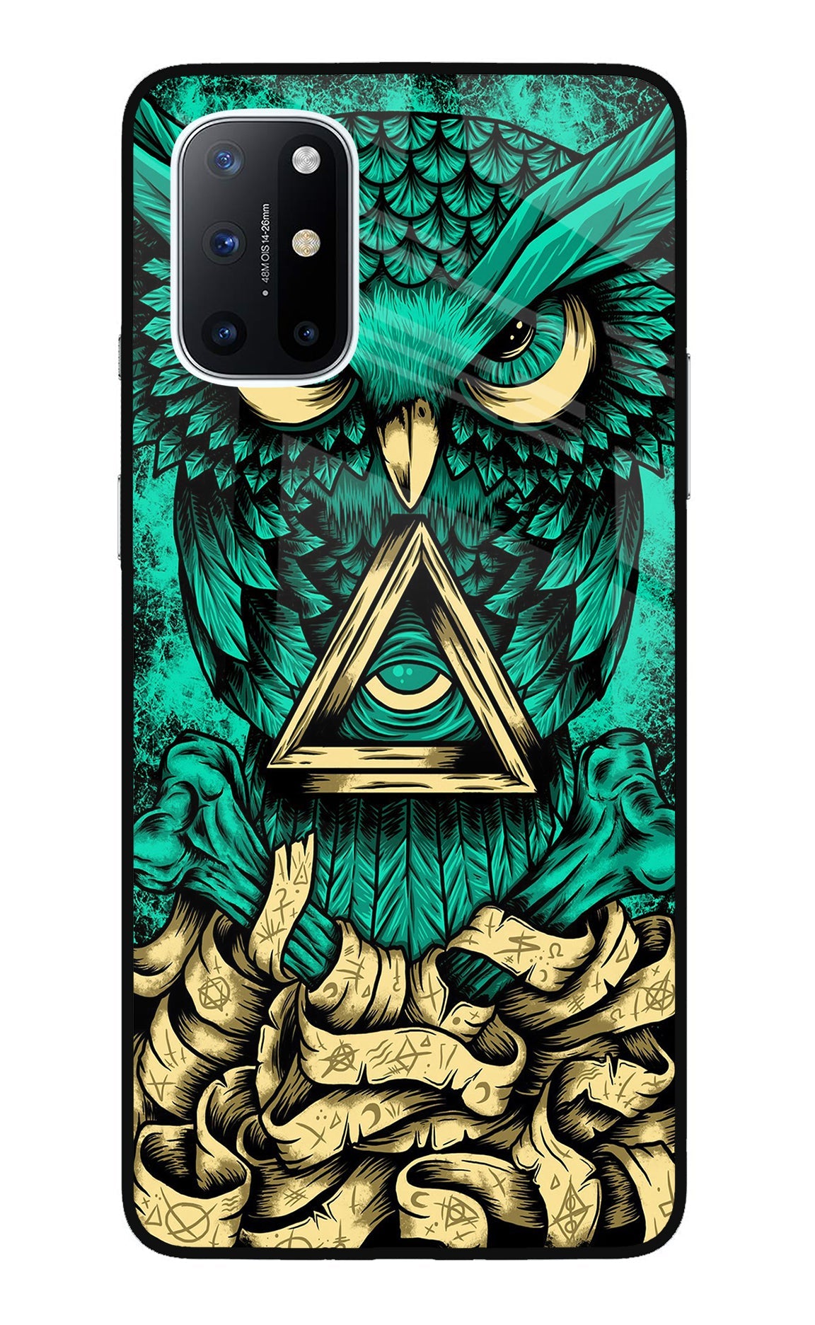 Green Owl Oneplus 8T Back Cover