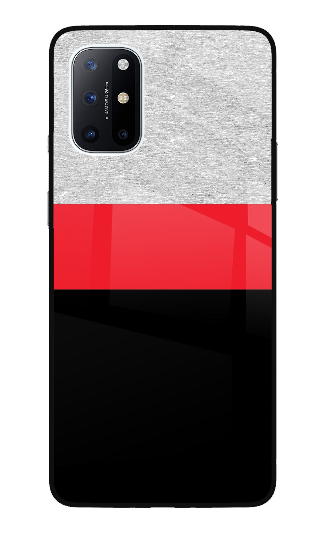 Tri Color Pattern Oneplus 8T Back Cover
