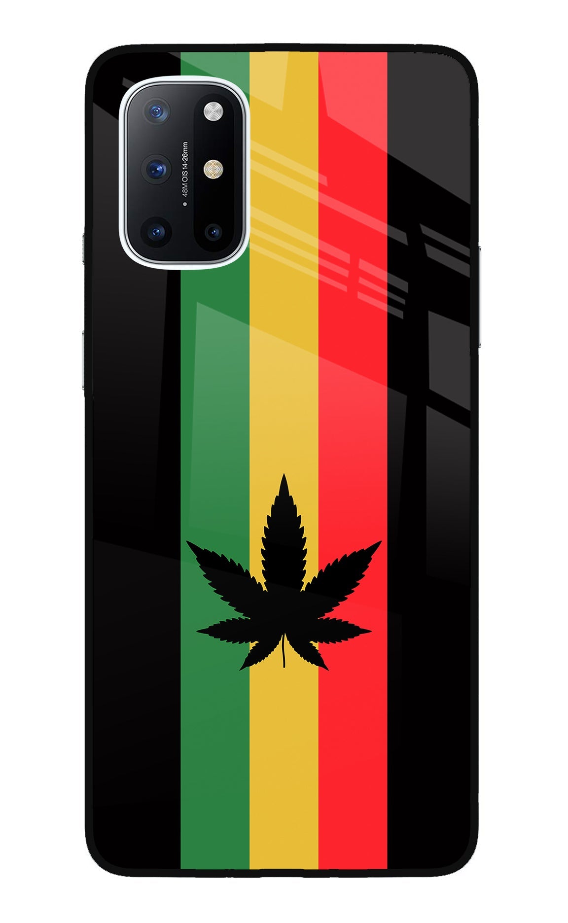Weed Flag Oneplus 8T Glass Case