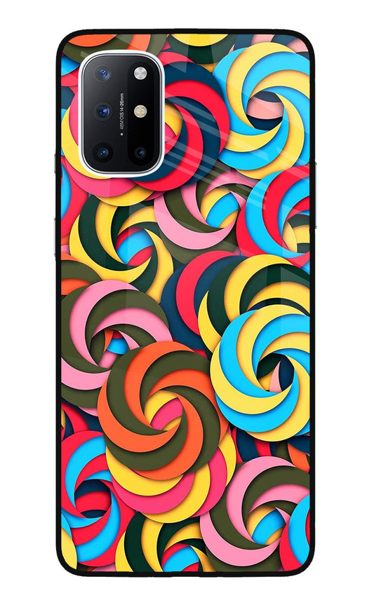 Spiral Pattern Oneplus 8T Glass Case