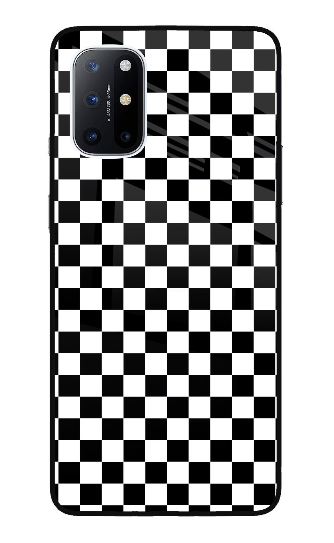 Chess Board Oneplus 8T Glass Case Back Cover by Casekaro