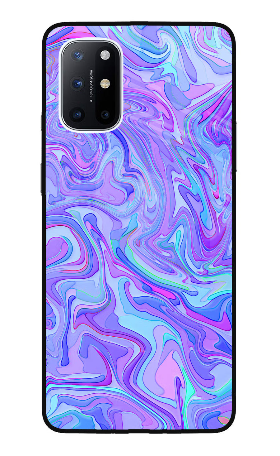 Glitter Oneplus 8T Back Cover, Glass case