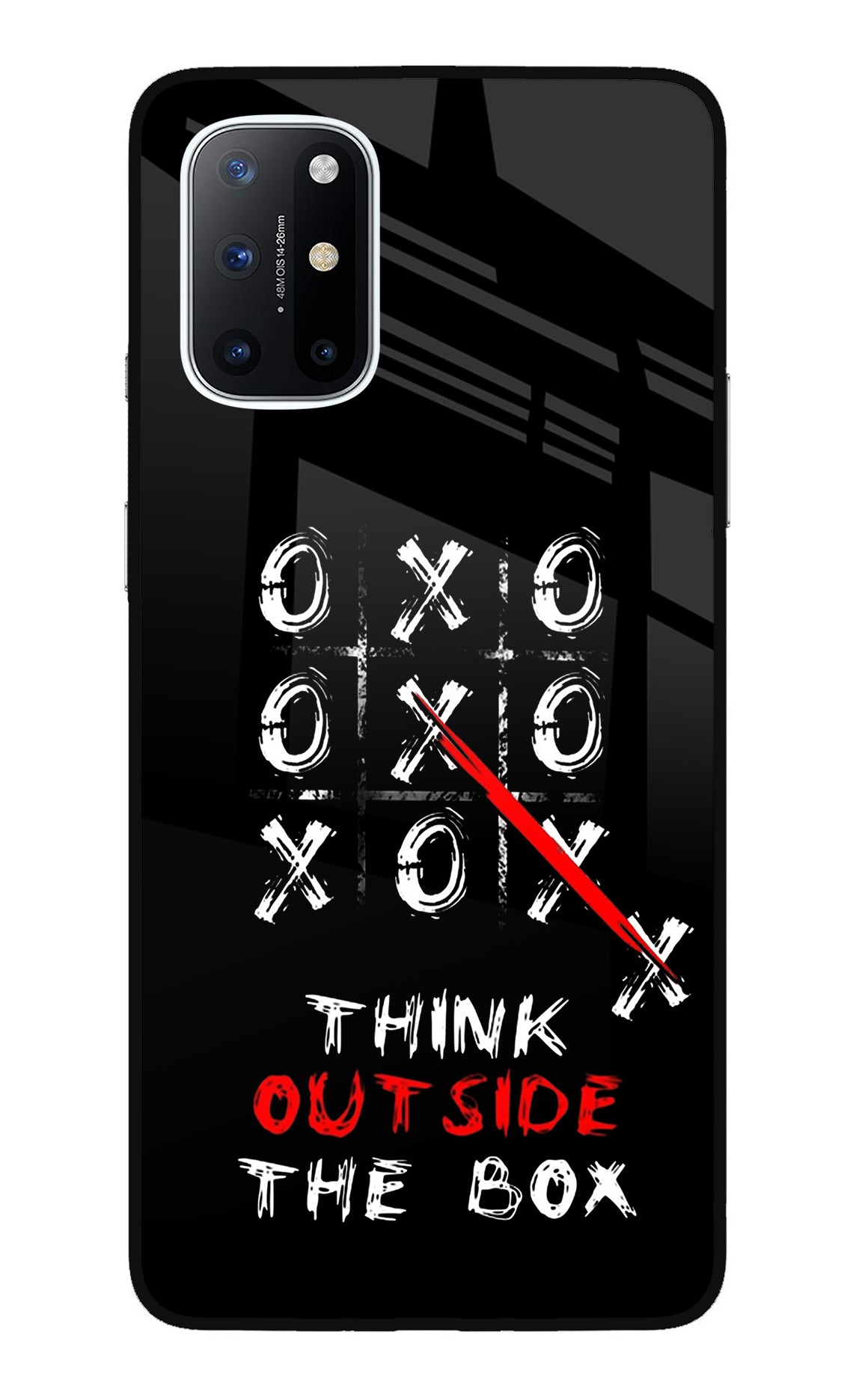 Think out of the BOX Oneplus 8T Glass Case