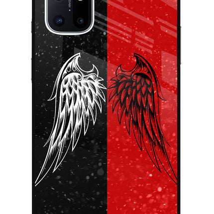 Wings Oneplus 8T Glass Case