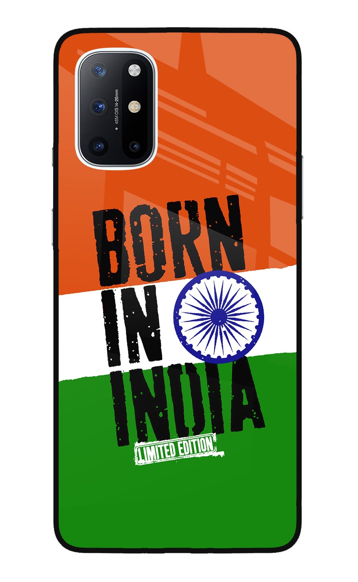 Born in India Oneplus 8T Glass Case