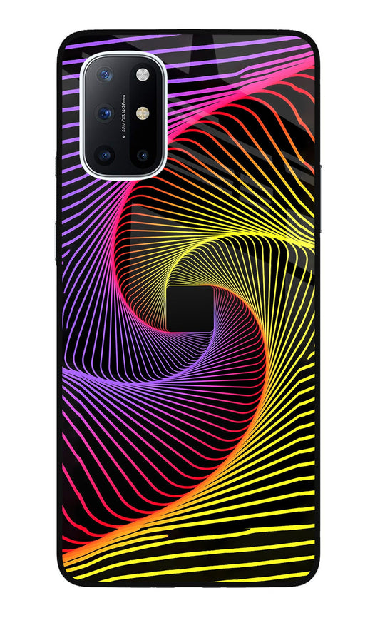 Colorful Strings Oneplus 8T Glass Case