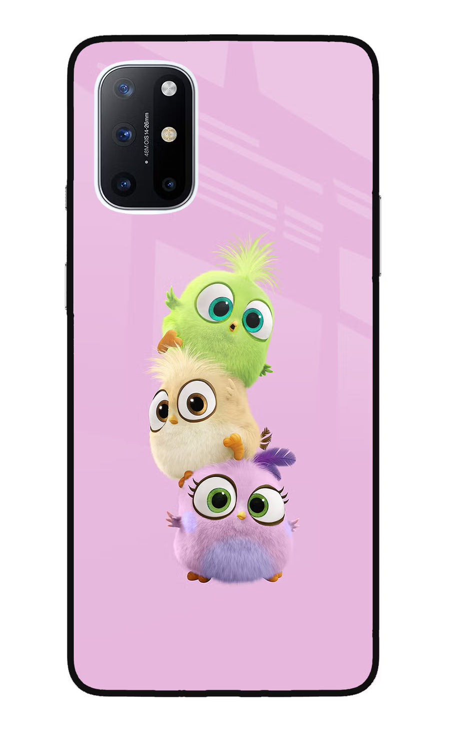 Cute Little Birds Oneplus 8T Back Cover, Glass case