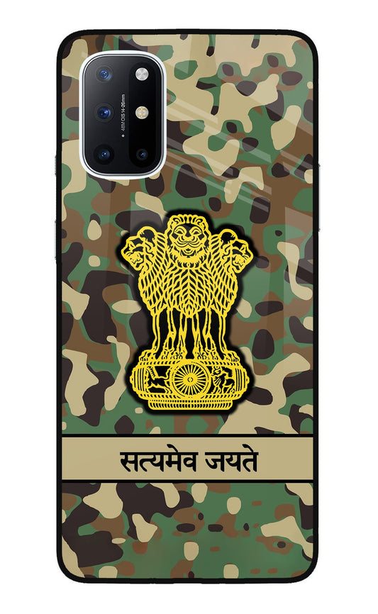 Satyamev Jayate Army Oneplus 8T Glass Case