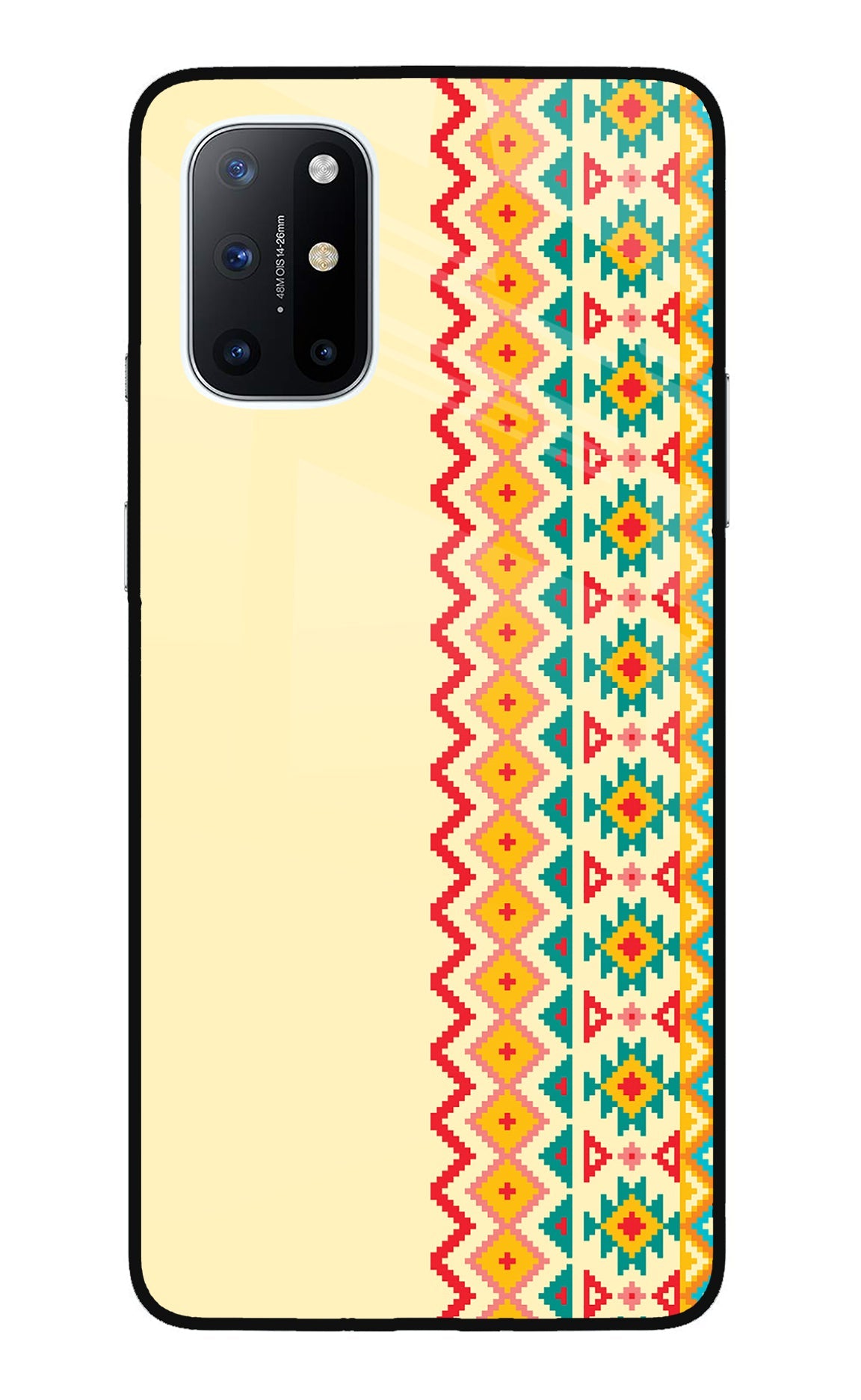 Ethnic Seamless Oneplus 8T Glass Case