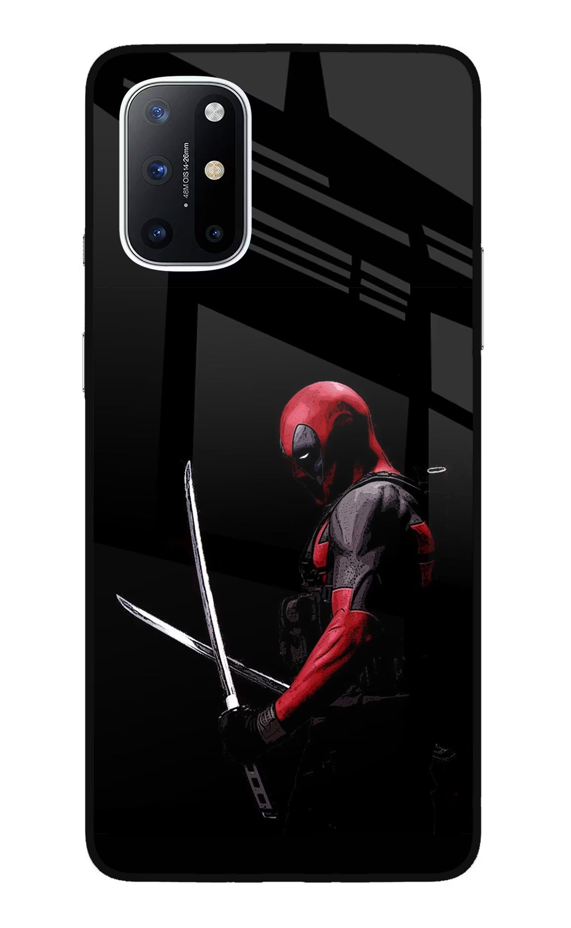 Deadpool Oneplus 8T Glass Case Back Cover by Casekaro