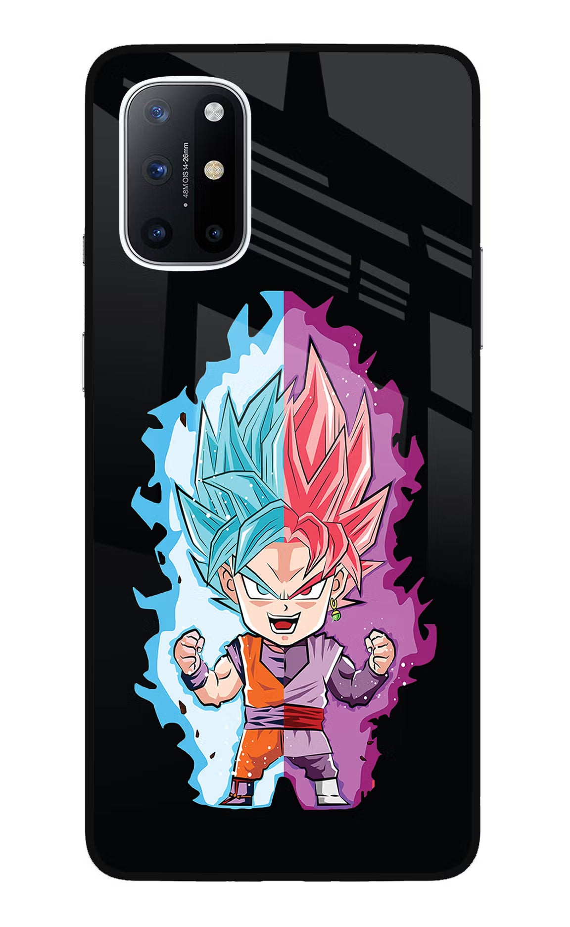 Chota Goku Oneplus 8T Glass Case Back Cover by Casekaro