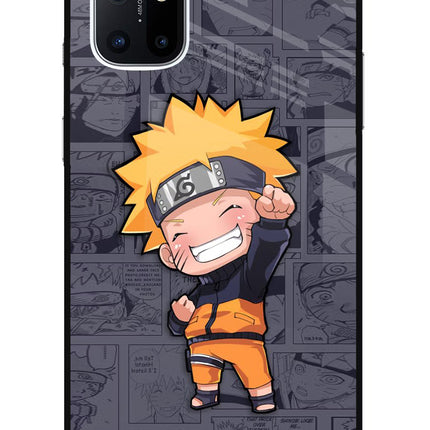 Chota Naruto Oneplus 8T Glass Case Back Cover by Casekaro
