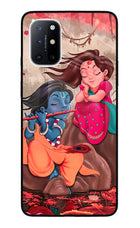Radhe Krishna Oneplus 8T Glass Case Back Cover by Casekaro
