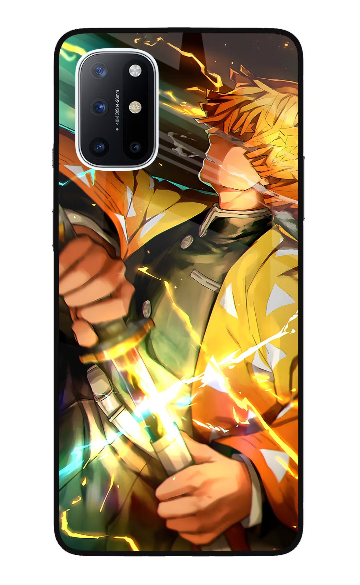 Demon Slayer Oneplus 8T Glass Case Back Cover by Casekaro