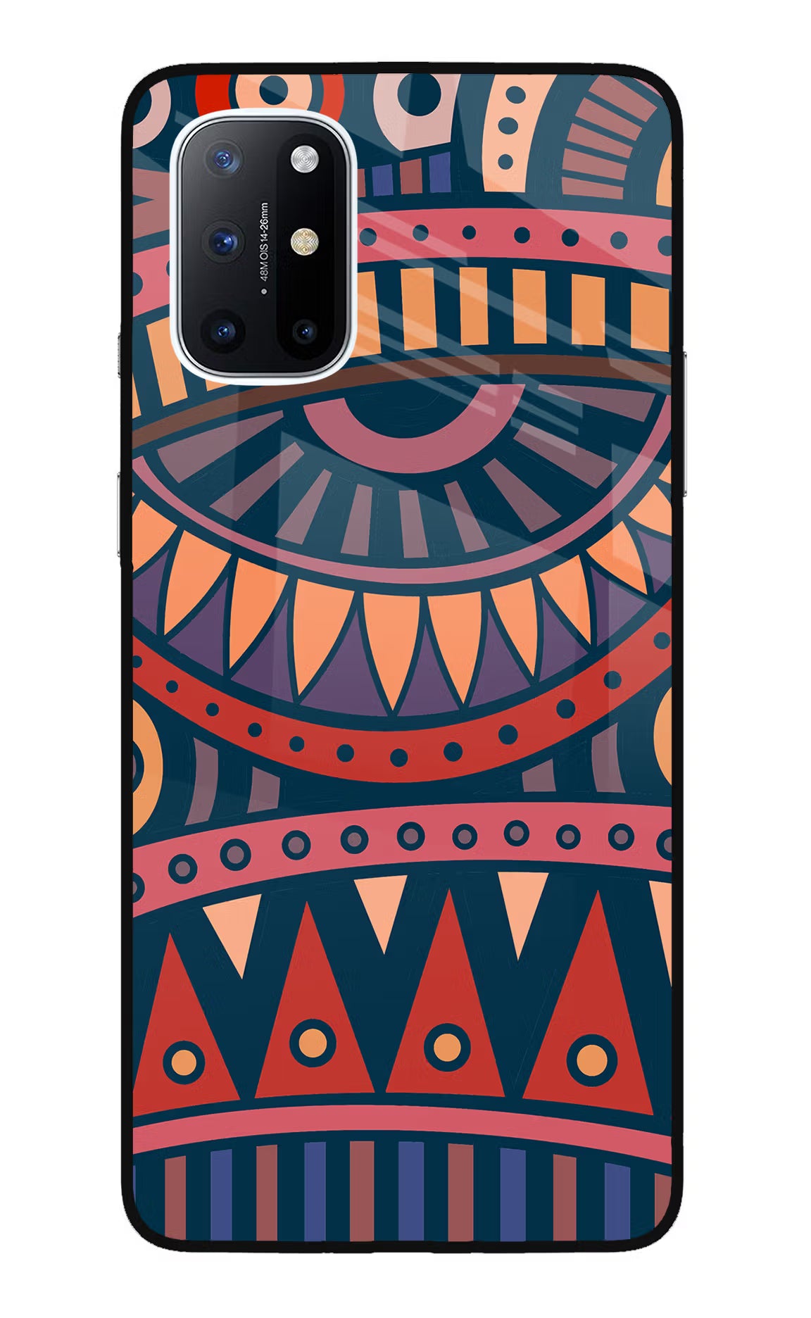 African Culture Design Oneplus 8T Glass Case