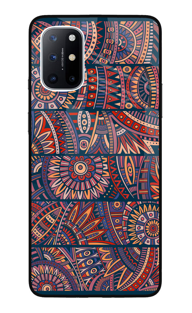 African Culture Design Oneplus 8T Glass Case