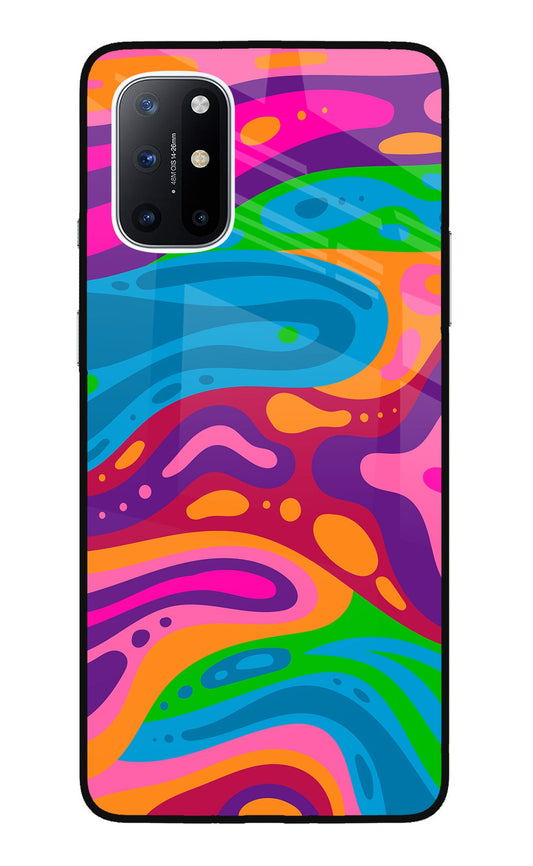 Trippy Pattern Oneplus 8T Glass Case