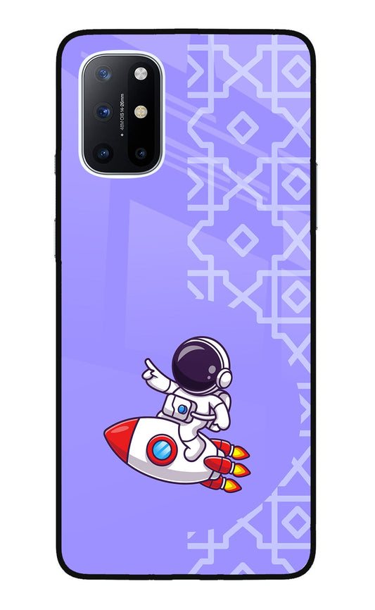 Cute Astronaut Oneplus 8T Glass Case