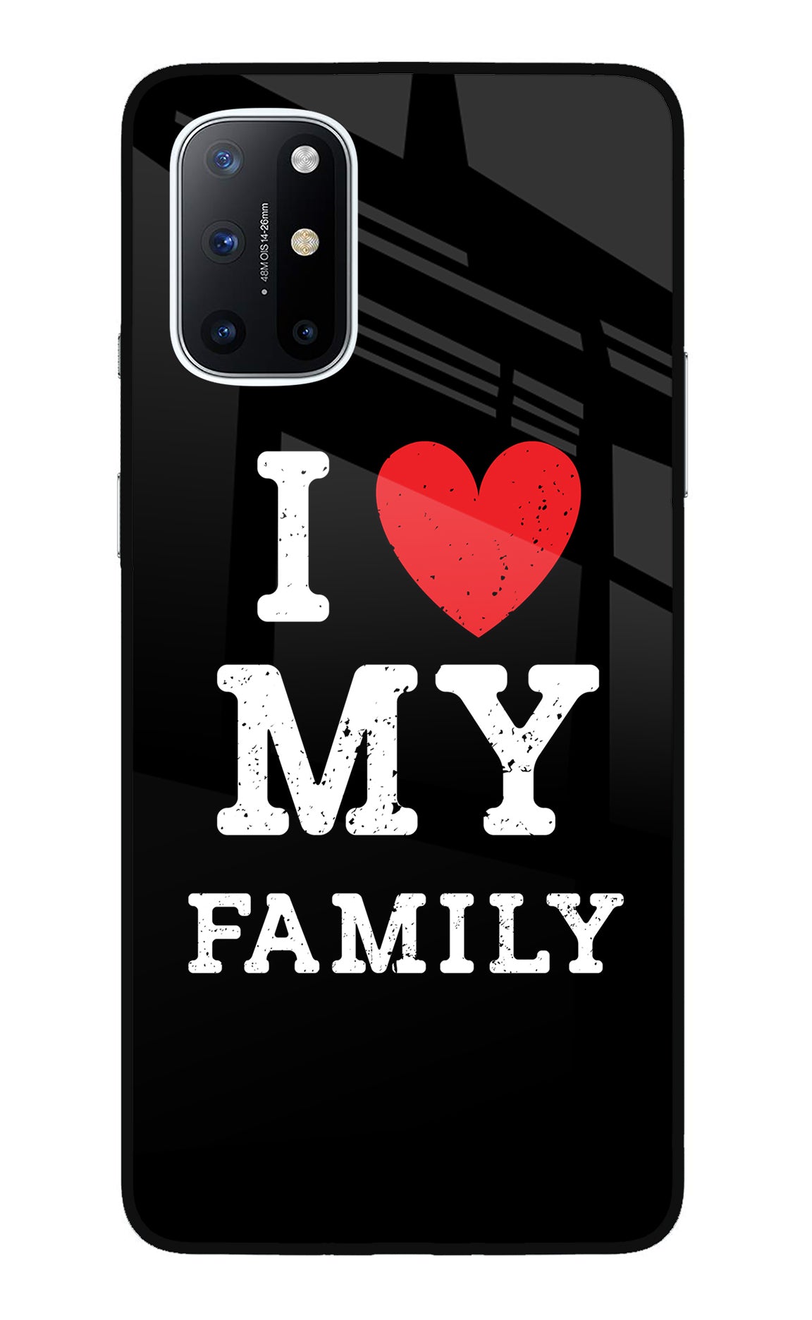 I Love My Family Oneplus 8T Back Cover