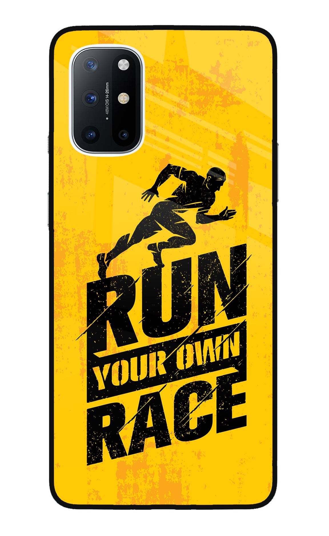 Run Your Own Race Oneplus 8T Glass Case