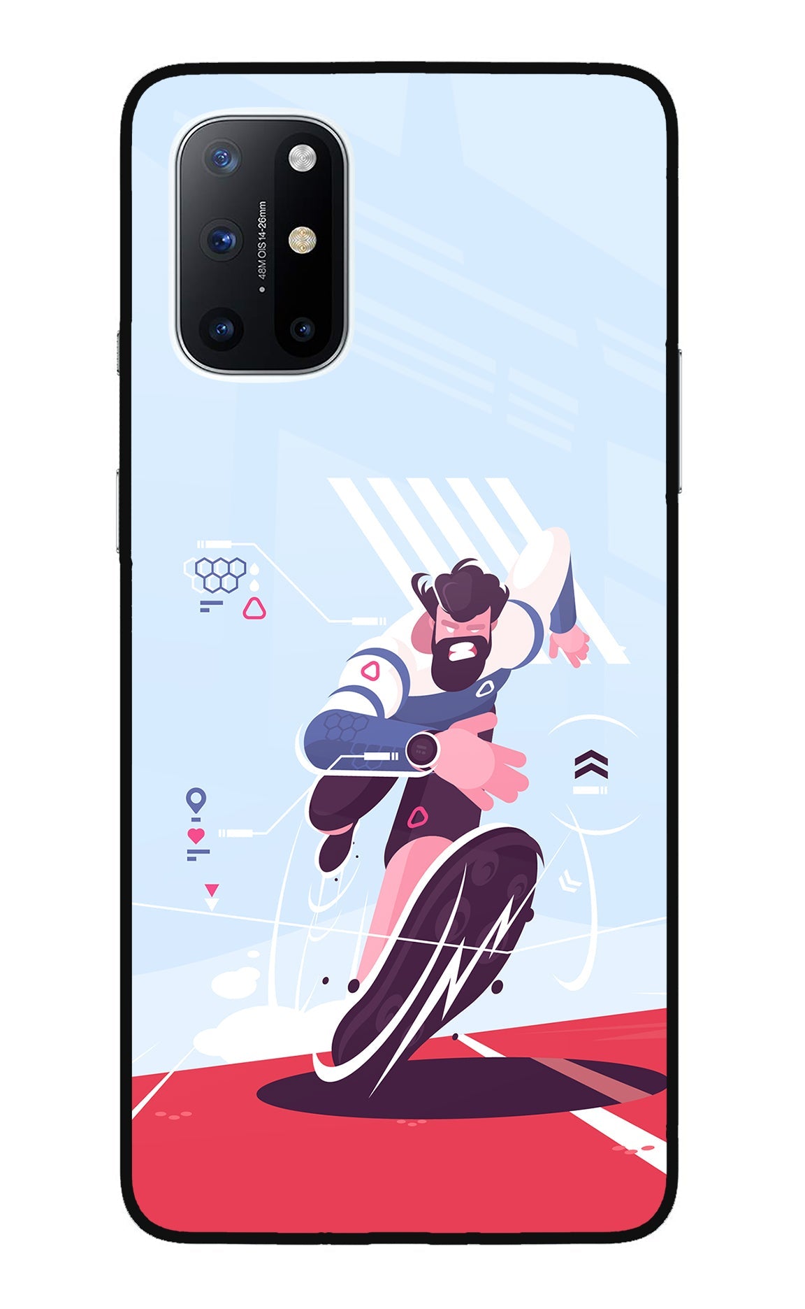 Run Pro Oneplus 8T Glass Case