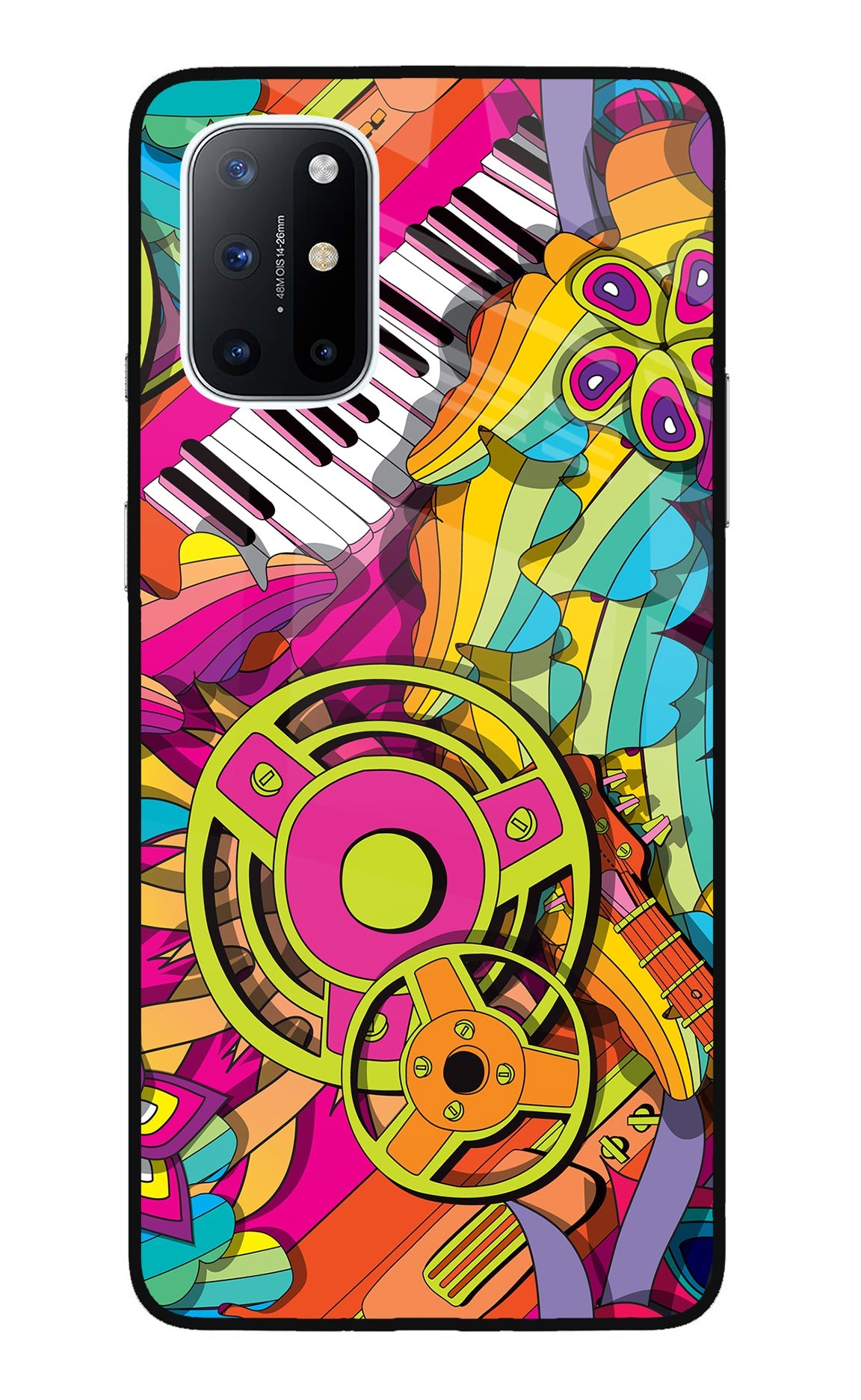 Music Doodle Oneplus 8T Glass Case