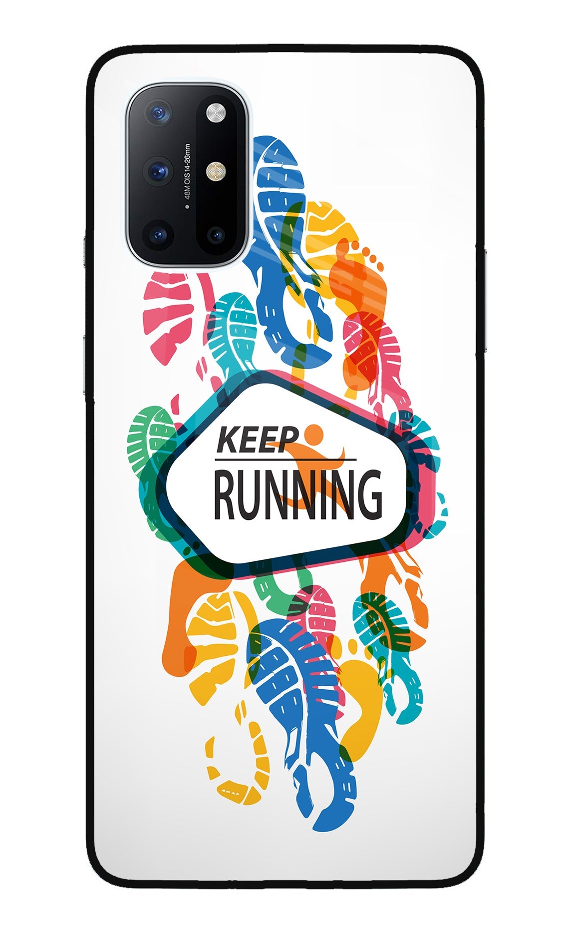 Keep Running Oneplus 8T Back Cover