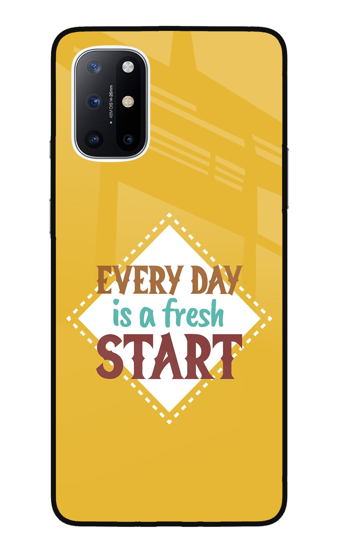 Every day is a Fresh Start Oneplus 8T Glass Case