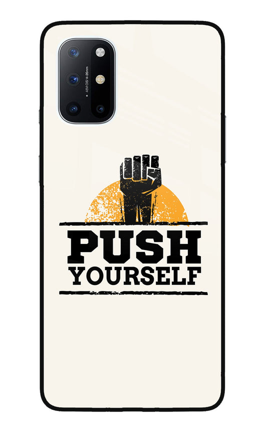 Push Yourself Oneplus 8T Glass Case